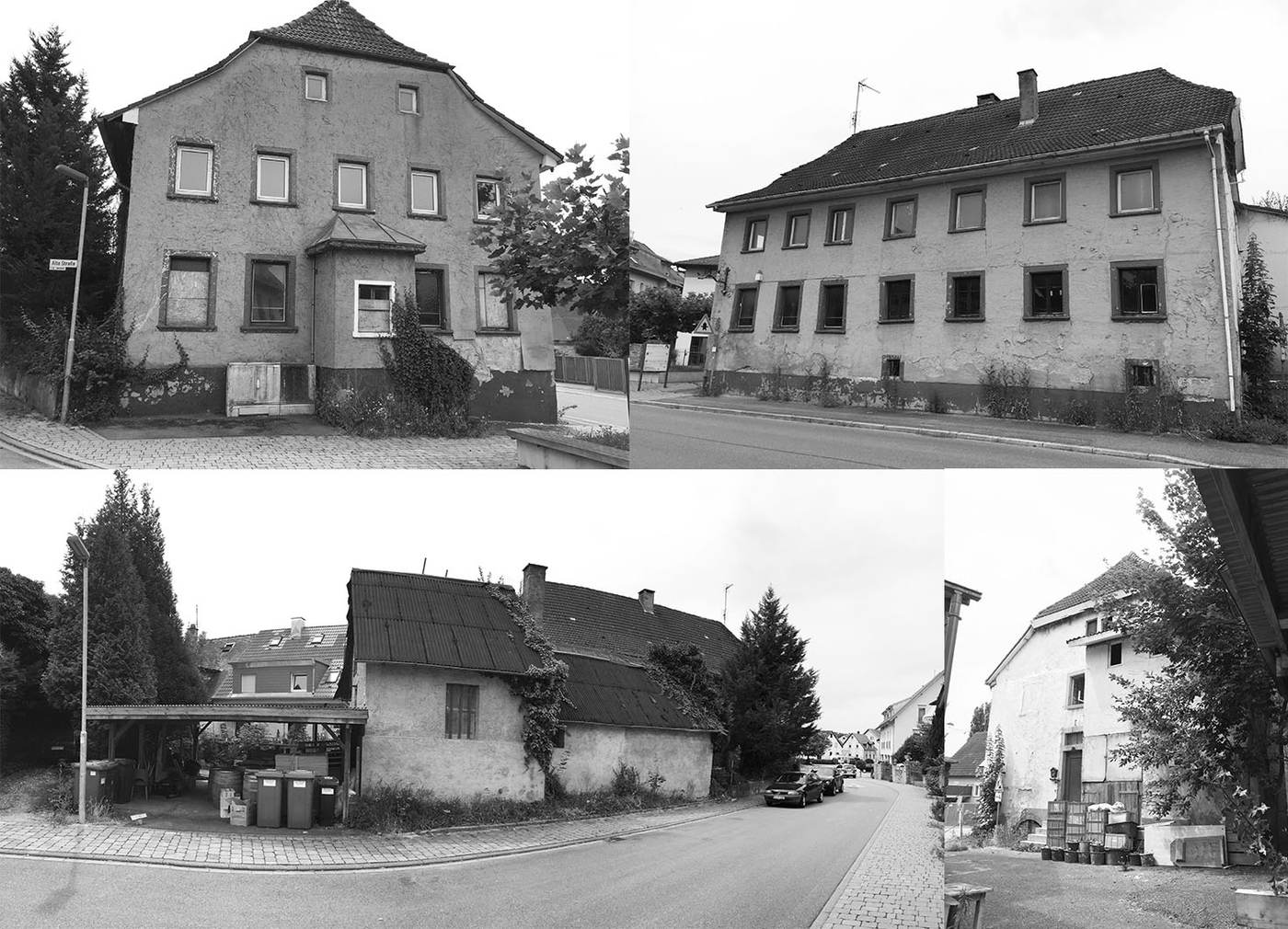 Gebäudebestand vor der Entwicklung